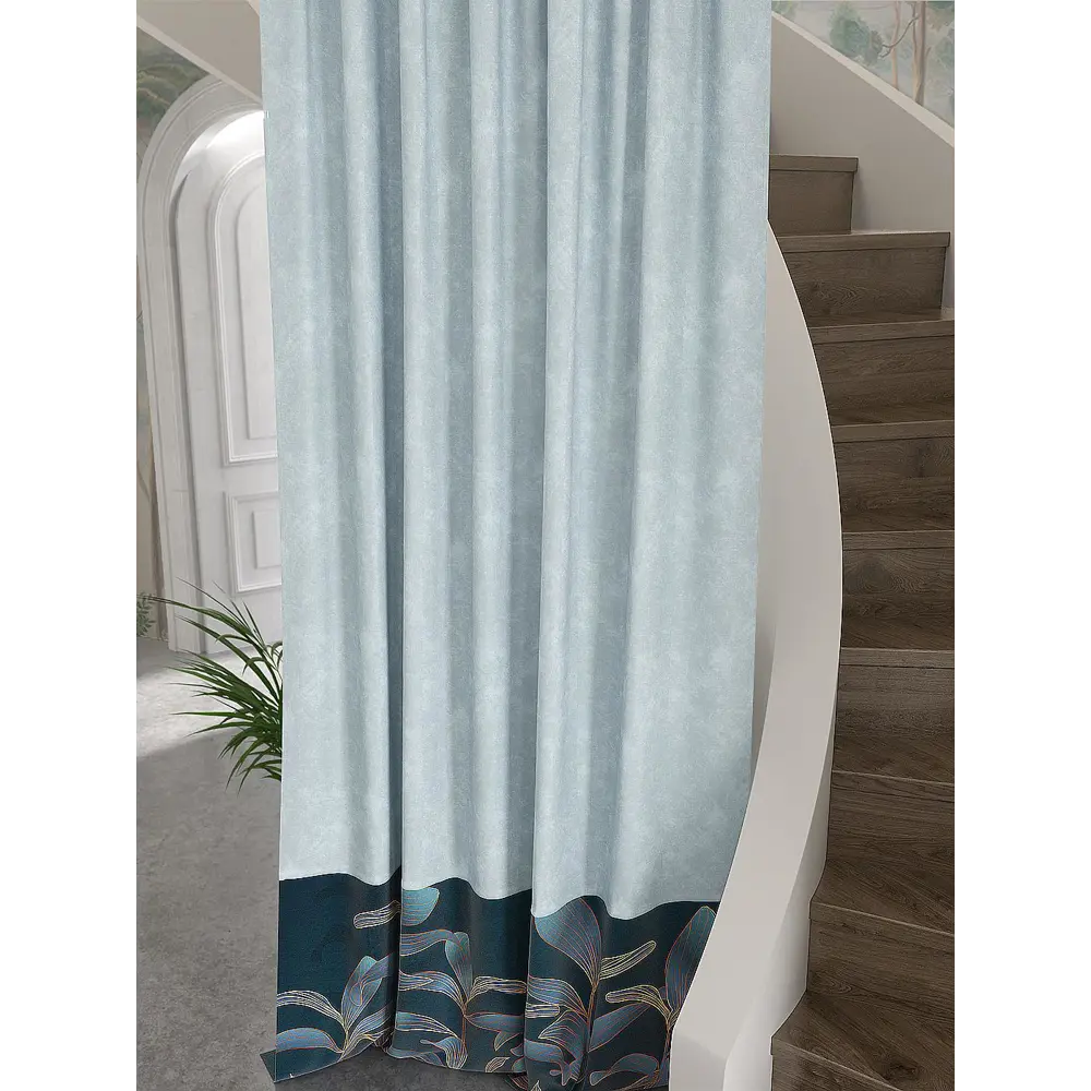 Фото 3 Штора Helga Фликристен TD-537626 на шторной ленте, 280x150 см, цвет разноцветный