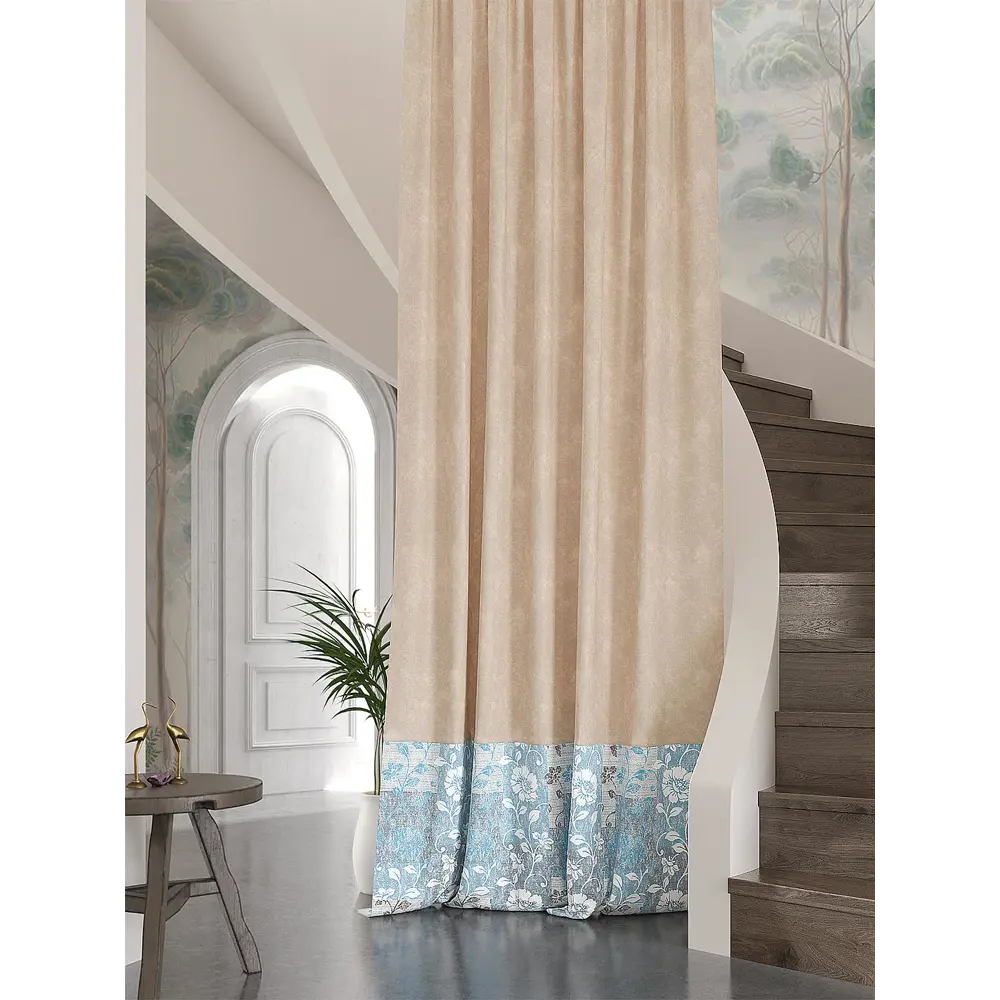 Фото Штора Helga Рофтирс TD-537522 на шторной ленте, 280x150 см, цвет разноцветный