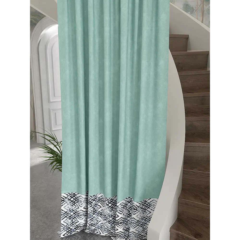 Фото 3 Штора Helga Зендвирс TD-537397 на шторной ленте, 280x150 см, цвет разноцветный