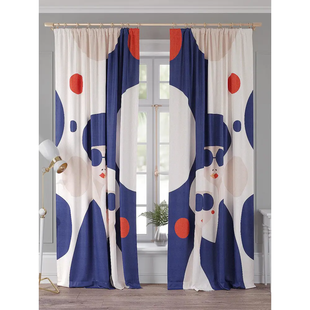 Фото Комплект штор Comfy Way Лимирконс TD-958280 на шторной ленте, 260x150 см, цвет разноцветный Фото Комплект штор Comfy Way Лимирконс TD-958280 на шторной ленте, 260x150 см, цвет разноцветный