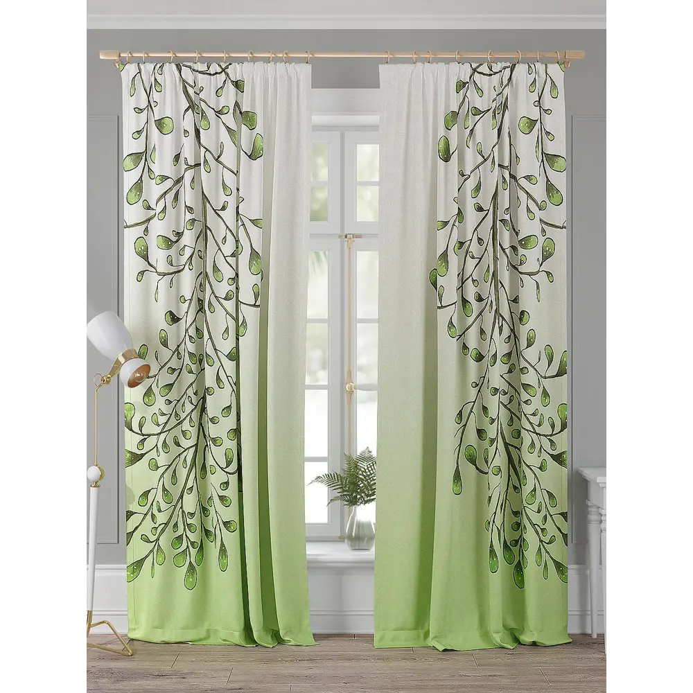 Фото Комплект штор Comfy Way Тиронтис TD-958330 на шторной ленте, 260x150 см, цвет разноцветный Фото Комплект штор Comfy Way Тиронтис TD-958330 на шторной ленте, 260x150 см, цвет разноцветный