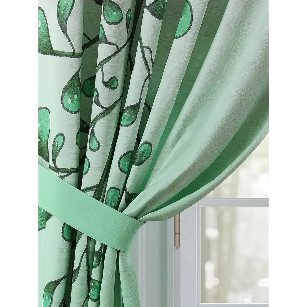 Фото 3 Комплект штор Comfy Way Шенронс TD-958331 на шторной ленте, 260x150 см, цвет белый Фото 3 Комплект штор Comfy Way Шенронс TD-958331 на шторной ленте, 260x150 см, цвет белый
