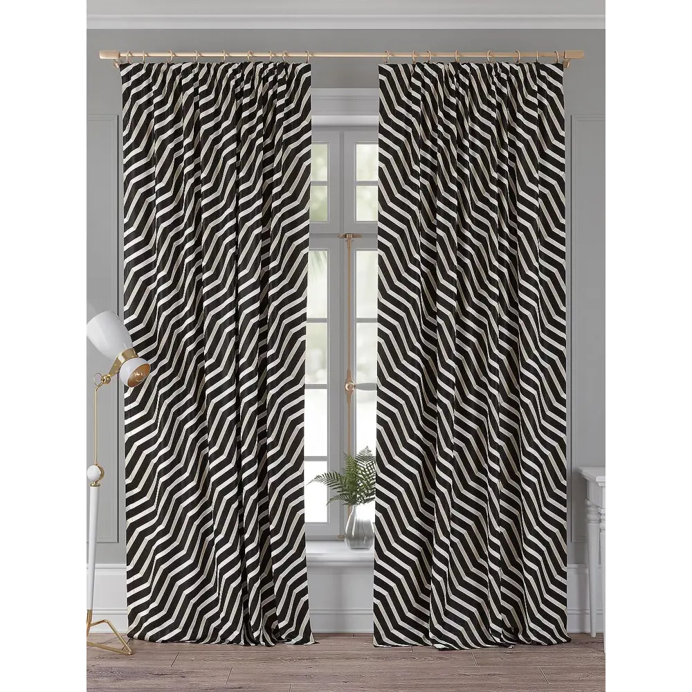 Фото Комплект штор Comfy Way Наквирс TD-958341 на шторной ленте, 260x150 см, цвет разноцветный Фото Комплект штор Comfy Way Наквирс TD-958341 на шторной ленте, 260x150 см, цвет разноцветный