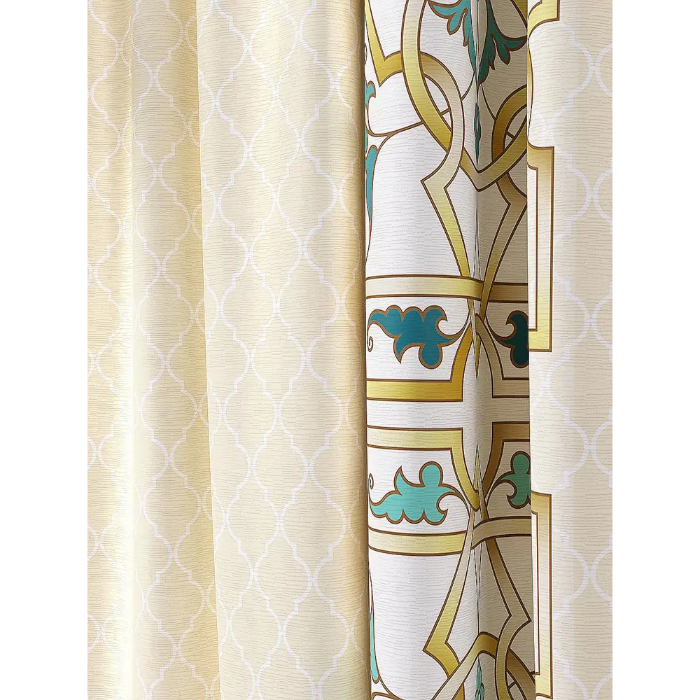 Фото 2 Комплект штор Comfy Way Микиронс TD-958371 на шторной ленте, 260x150 см, цвет разноцветный Фото 2 Комплект штор Comfy Way Микиронс TD-958371 на шторной ленте, 260x150 см, цвет разноцветный