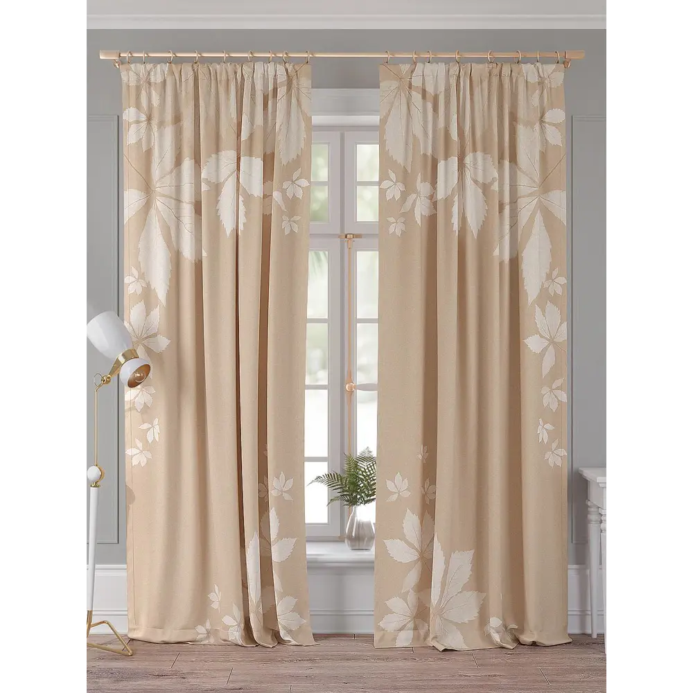 Фото Комплект штор Comfy Way Шеникенс TD-958373 на шторной ленте, 260x150 см, цвет разноцветный Фото Комплект штор Comfy Way Шеникенс TD-958373 на шторной ленте, 260x150 см, цвет разноцветный
