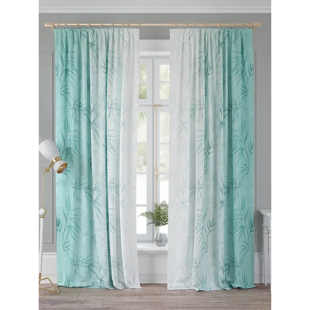 Фото Комплект штор Comfy Way Римикор TD-958395 на шторной ленте, 260x150 см, цвет белый Фото Комплект штор Comfy Way Римикор TD-958395 на шторной ленте, 260x150 см, цвет белый