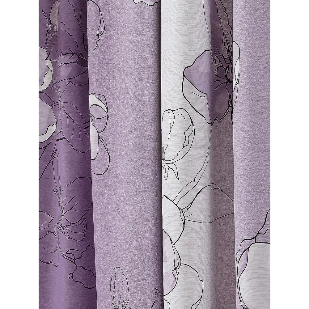 Фото 2 Комплект штор Comfy Way Кленотрис TD-958431 на шторной ленте, 260x150 см, цвет белый Фото 2 Комплект штор Comfy Way Кленотрис TD-958431 на шторной ленте, 260x150 см, цвет белый