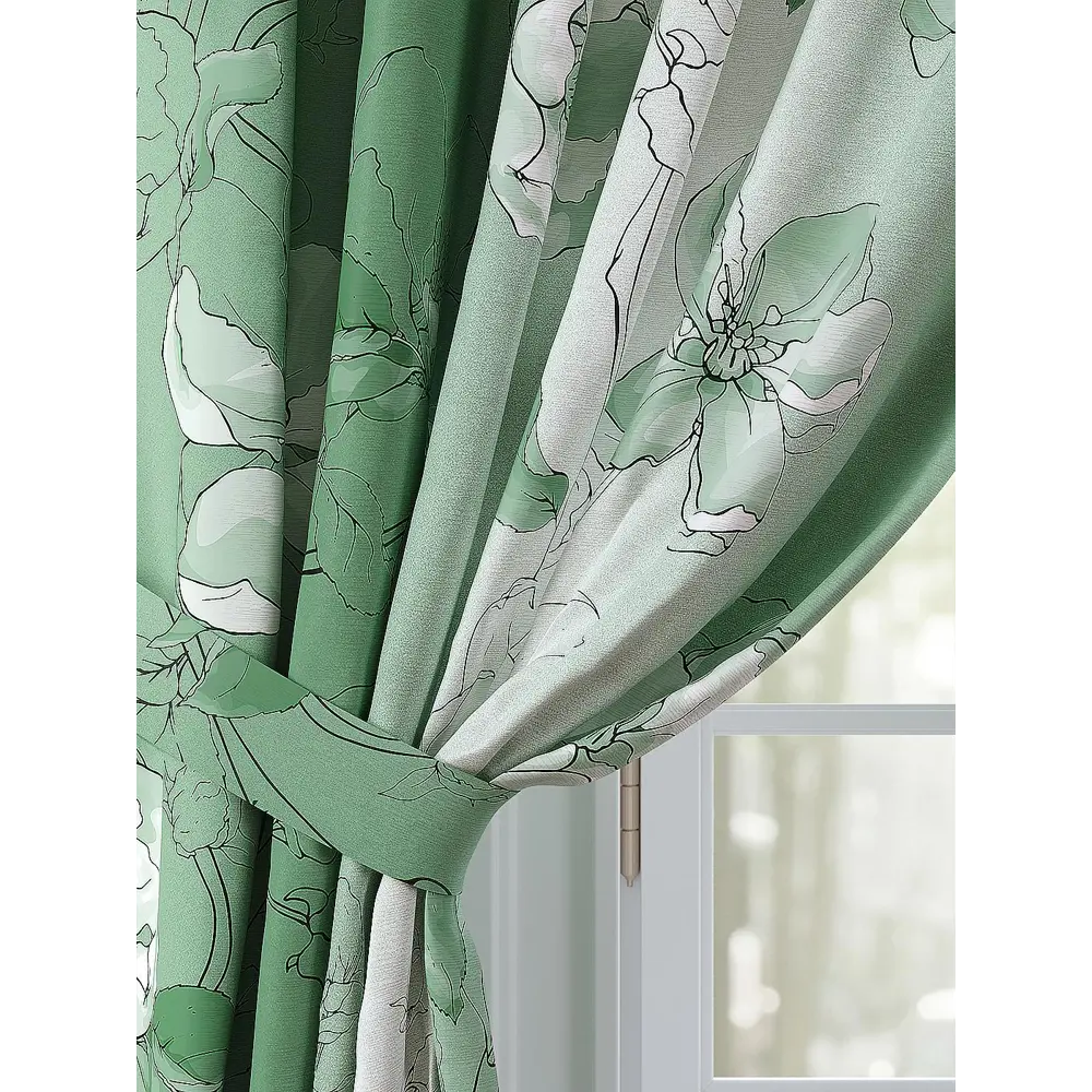 Фото 3 Комплект штор Comfy Way Ролиморис TD-958432 на шторной ленте, 260x150 см, цвет разноцветный Фото 3 Комплект штор Comfy Way Ролиморис TD-958432 на шторной ленте, 260x150 см, цвет разноцветный