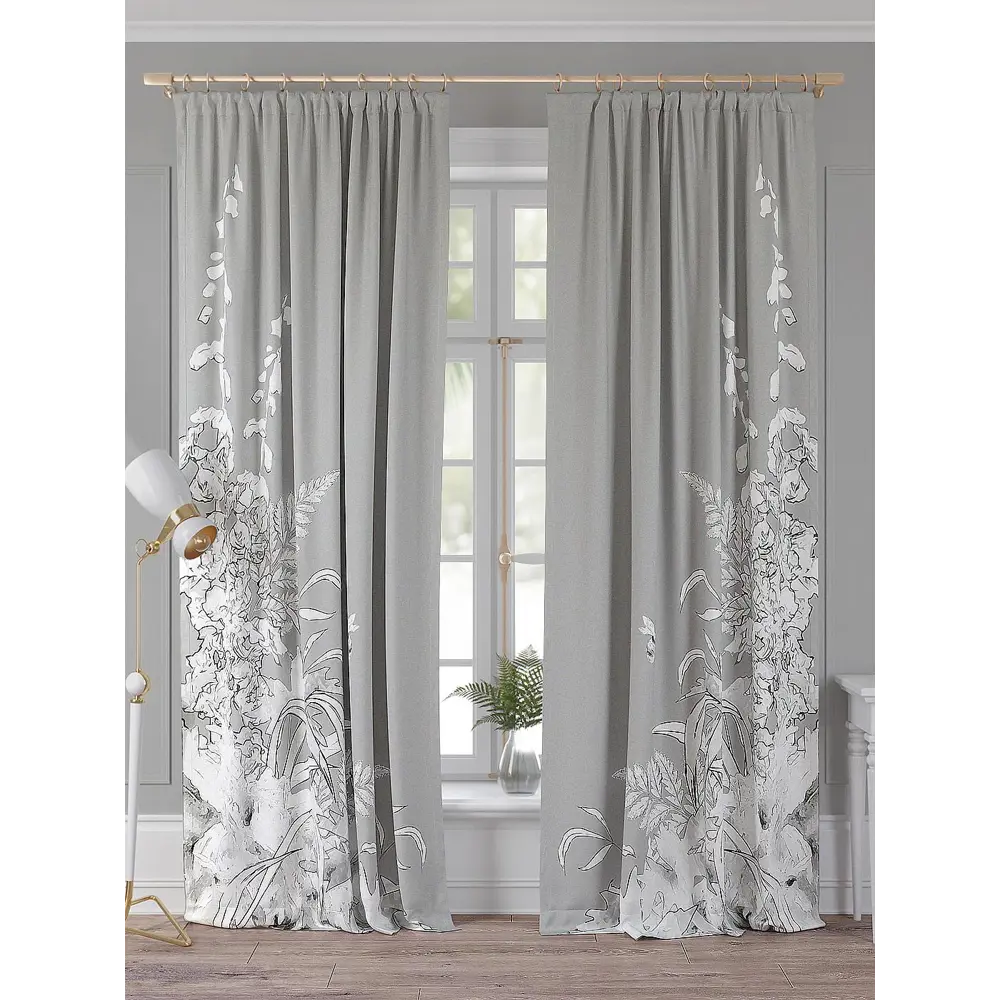 Фото Комплект штор Comfy Way Геролирс TD-958437 на шторной ленте, 260x150 см, цвет разноцветный Фото Комплект штор Comfy Way Геролирс TD-958437 на шторной ленте, 260x150 см, цвет разноцветный
