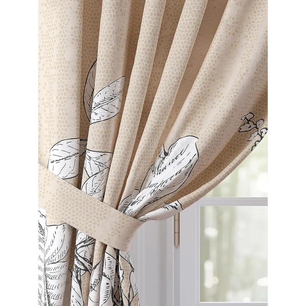 Фото 3 Комплект штор Comfy Way Гилимокс TD-958468 на шторной ленте, 260x150 см, цвет разноцветный Фото 3 Комплект штор Comfy Way Гилимокс TD-958468 на шторной ленте, 260x150 см, цвет разноцветный