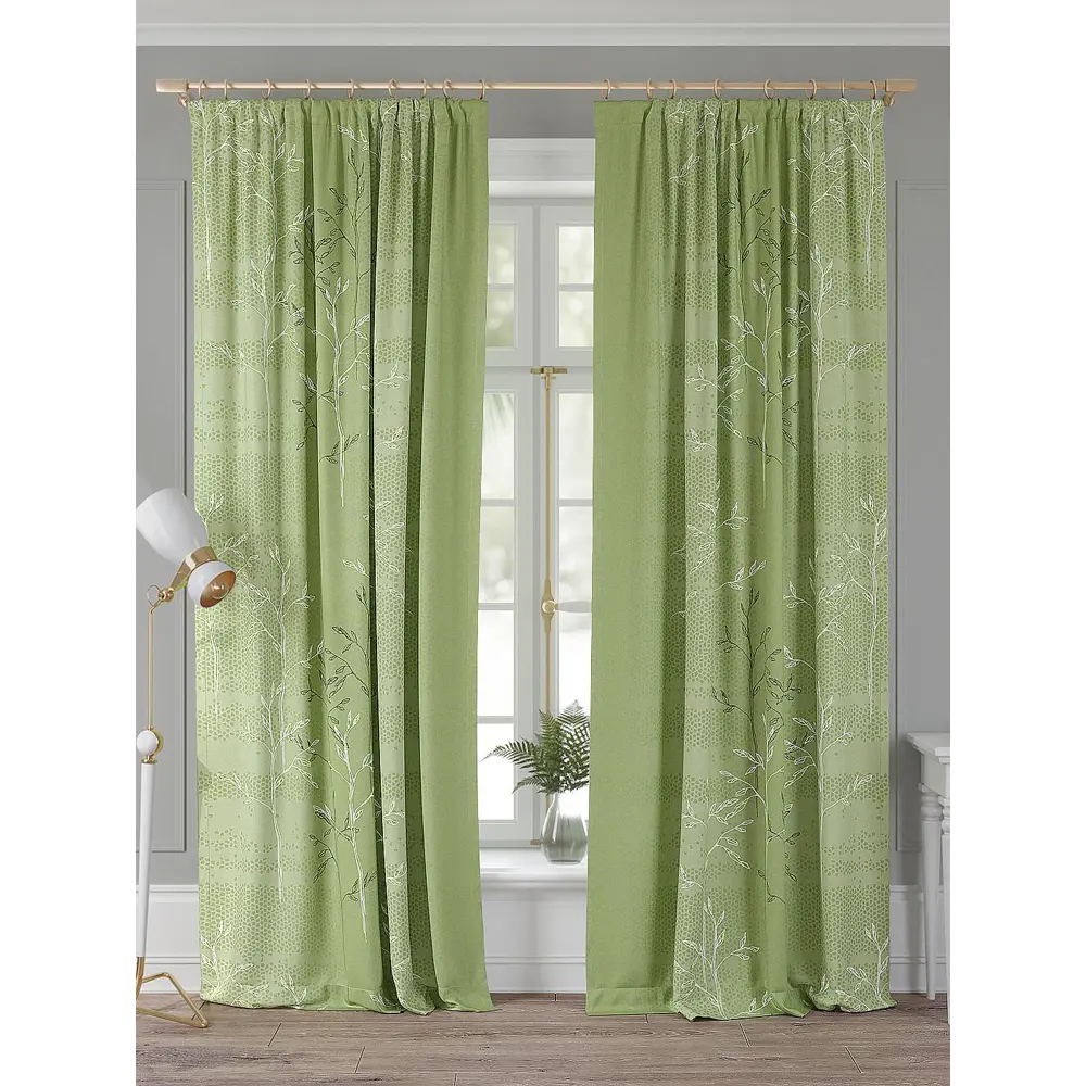 Фото Комплект штор Comfy Way Шенеквис TD-958487 на шторной ленте, 260x150 см, цвет разноцветный Фото Комплект штор Comfy Way Шенеквис TD-958487 на шторной ленте, 260x150 см, цвет разноцветный