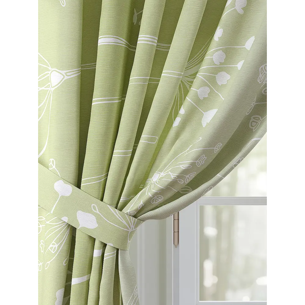 Фото 3 Комплект штор Comfy Way Нирвикс TD-958497 на шторной ленте, 260x150 см, цвет белый Фото 3 Комплект штор Comfy Way Нирвикс TD-958497 на шторной ленте, 260x150 см, цвет белый