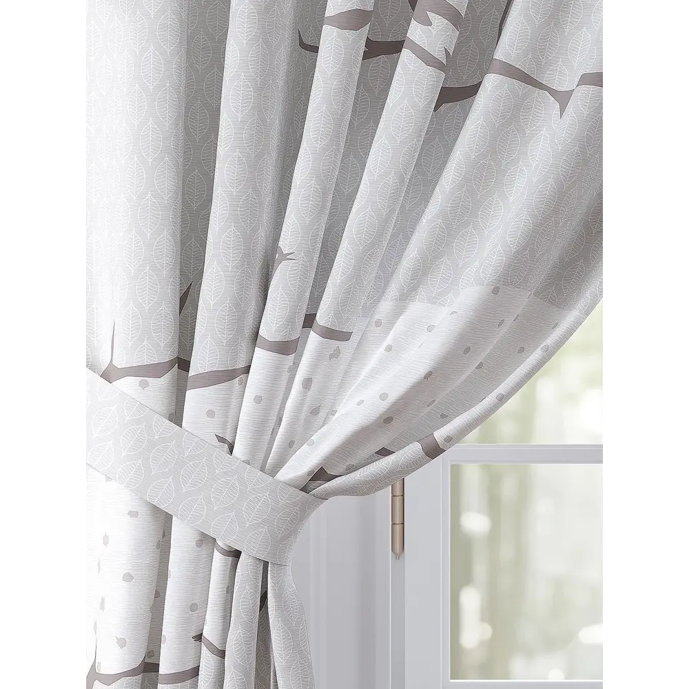 Фото 3 Комплект штор Comfy Way Тонтвирс TD-958499 на шторной ленте, 260x150 см, цвет разноцветный Фото 3 Комплект штор Comfy Way Тонтвирс TD-958499 на шторной ленте, 260x150 см, цвет разноцветный