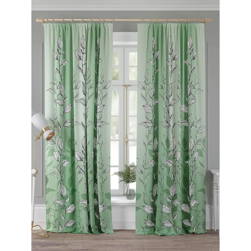 Фото Комплект штор Comfy Way Кимитенс TD-958504 на шторной ленте, 260x150 см, цвет разноцветный Фото Комплект штор Comfy Way Кимитенс TD-958504 на шторной ленте, 260x150 см, цвет разноцветный