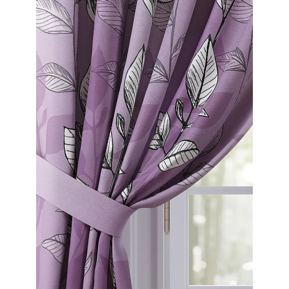 Фото 3 Комплект штор Comfy Way Лиротирс TD-958506 на шторной ленте, 260x150 см, цвет разноцветный Фото 3 Комплект штор Comfy Way Лиротирс TD-958506 на шторной ленте, 260x150 см, цвет разноцветный