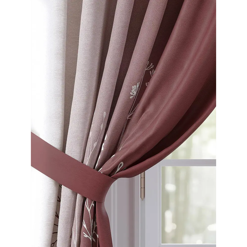 Фото 3 Комплект штор Comfy Way Лопрос TD-958508 на шторной ленте, 260x150 см, цвет белый Фото 3 Комплект штор Comfy Way Лопрос TD-958508 на шторной ленте, 260x150 см, цвет белый