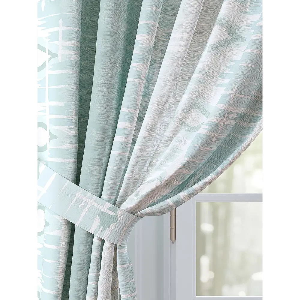 Фото 3 Комплект штор Comfy Way Трилорис TD-958520 на шторной ленте, 260x150 см, цвет белый Фото 3 Комплект штор Comfy Way Трилорис TD-958520 на шторной ленте, 260x150 см, цвет белый