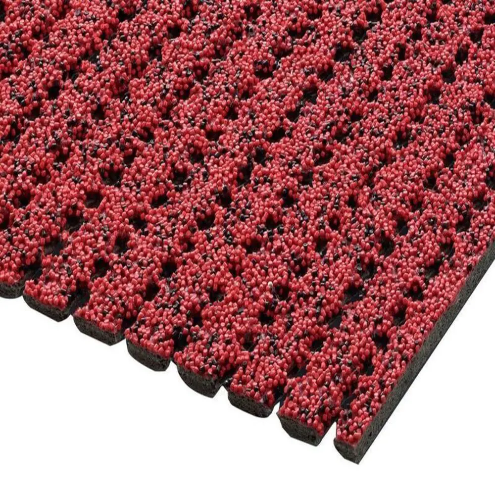 Фото Коврик придверный грязезащитный Ako Safety Mat цвет красный 120x150 см Фото Коврик придверный грязезащитный Ako Safety Mat цвет красный 120x150 см