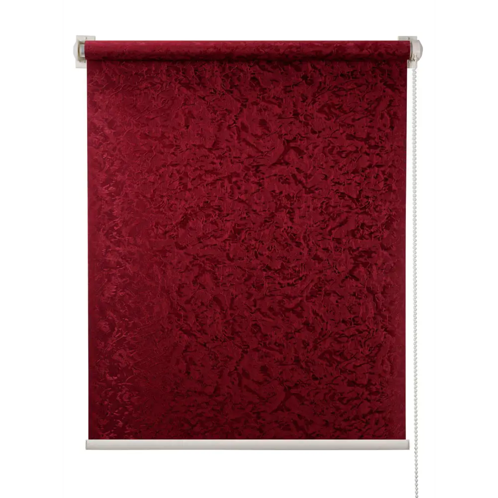 Фото Миниролло ПраймДекор "Фрост" бордовый 52x170 Фото Миниролло ПраймДекор "Фрост" бордовый 52x170