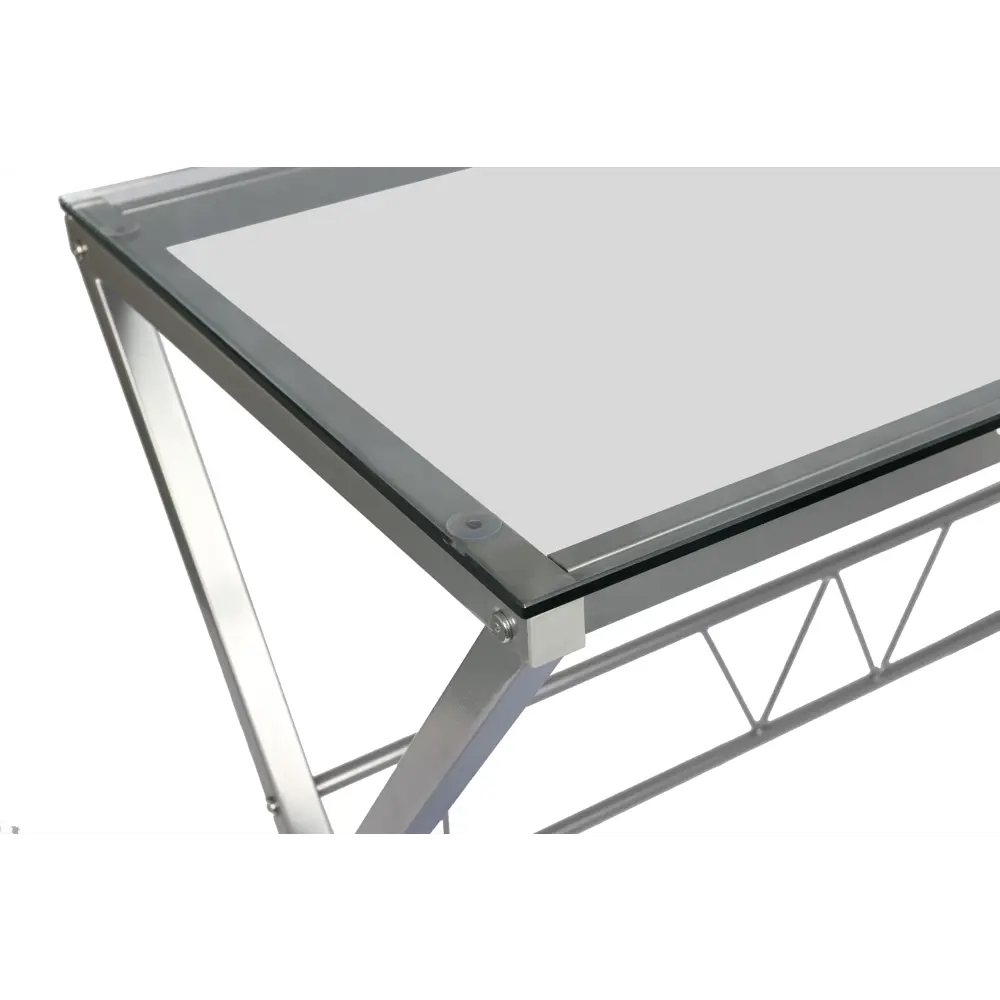 Фото 4 Стол компьютерный TetChair 90x75x50 см металл цвет серый 15251