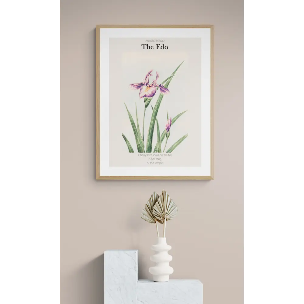 Фото 3 Постер Японская живопись - Ирисы 40x50 см в раме Фото 3 Постер Японская живопись - Ирисы 40x50 см в раме