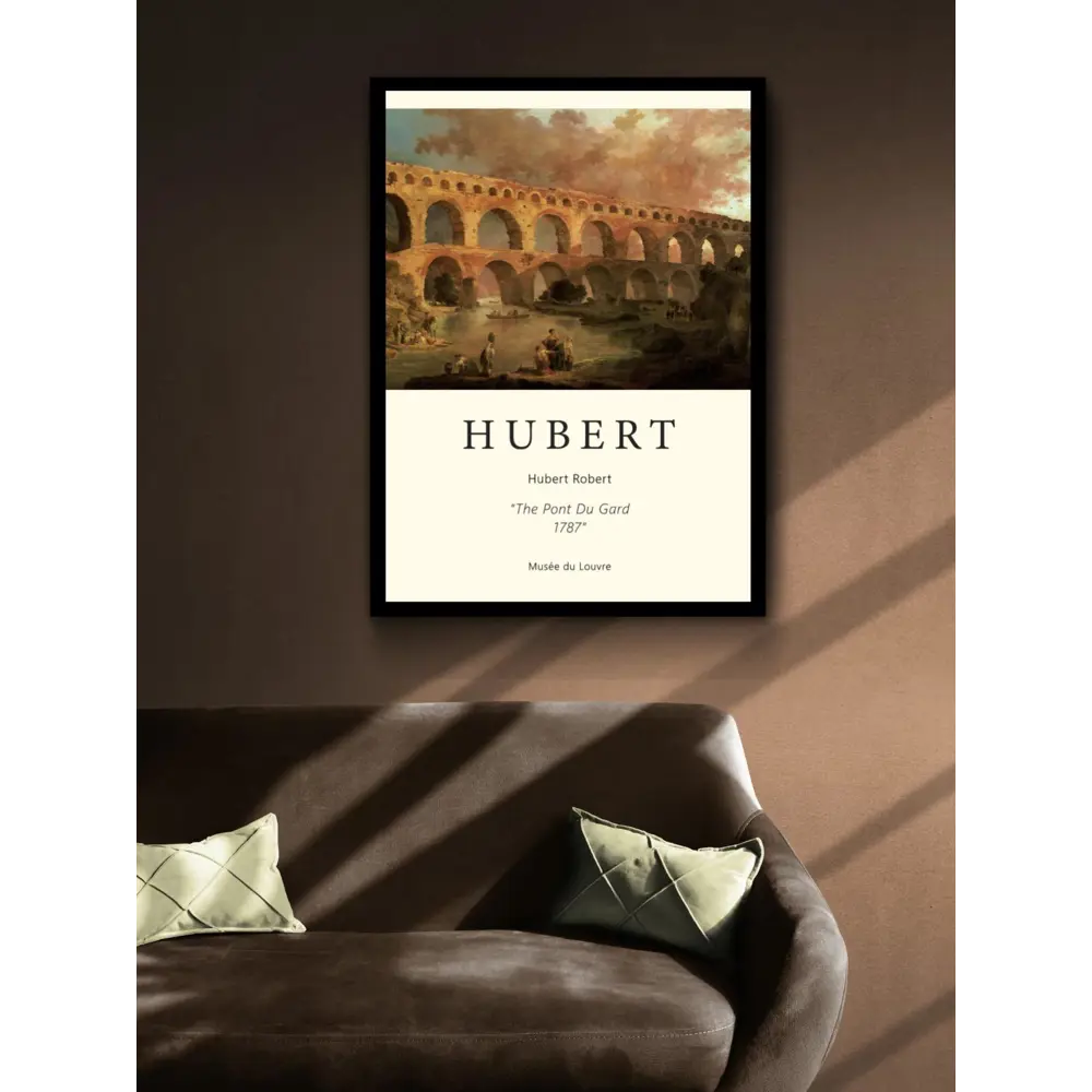 Фото 3 Постер на холсте Юбер Робер - Мост Гарда 50x70 см в подарочном тубусе без рамы Фото 3 Постер на холсте Юбер Робер - Мост Гарда 50x70 см в подарочном тубусе без рамы