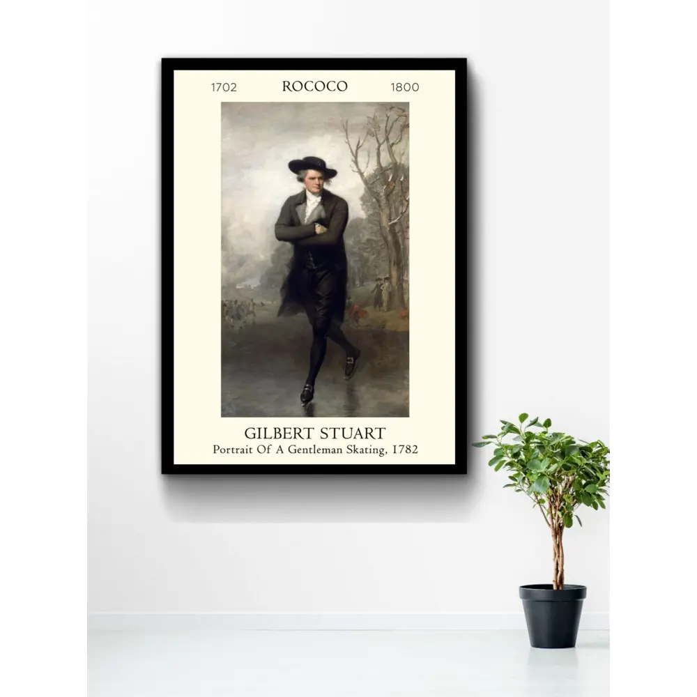 Фото 2 Постер Гилберт Стюарт - Конькобежец 40x50 см в раме Фото 2 Постер Гилберт Стюарт - Конькобежец 40x50 см в раме