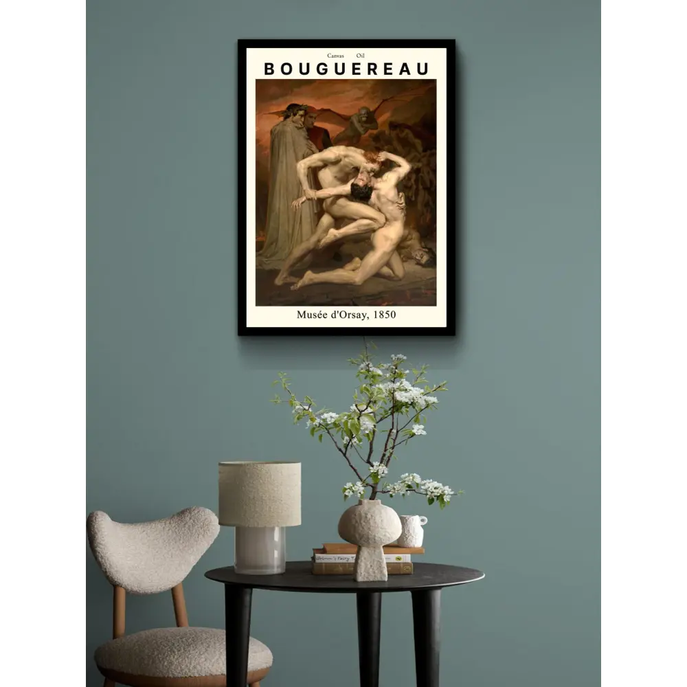 Фото 2 Постер Вильям Бугро - Данте и Вергилий в аду 40x50 см в раме Фото 2 Постер Вильям Бугро - Данте и Вергилий в аду 40x50 см в раме