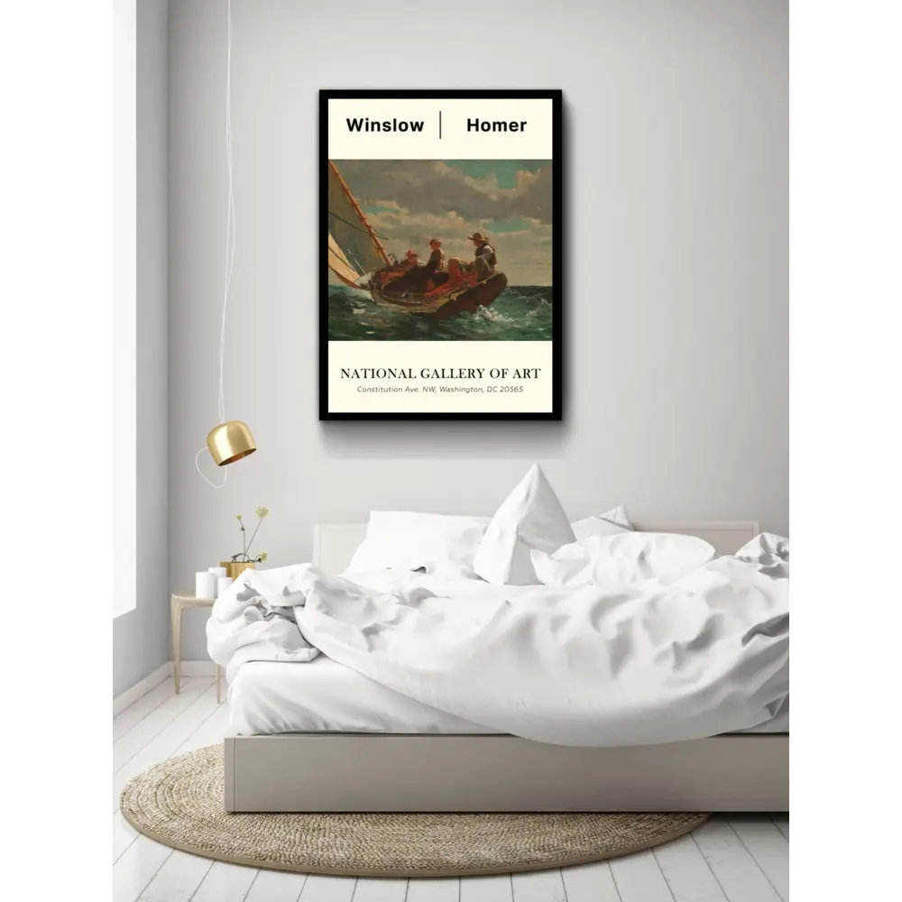 Фото 3 Постер Уинслоу Хомер - Попутный ветер 60x90 см в раме Фото 3 Постер Уинслоу Хомер - Попутный ветер 60x90 см в раме