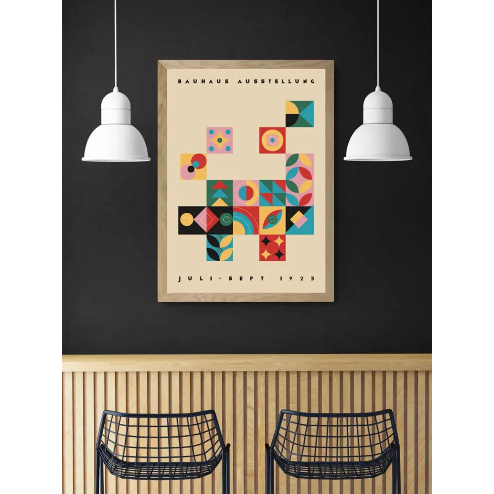 Фото 3 Постер Баухаус - Разноцветные квадраты 40x50 см в раме Фото 3 Постер Баухаус - Разноцветные квадраты 40x50 см в раме