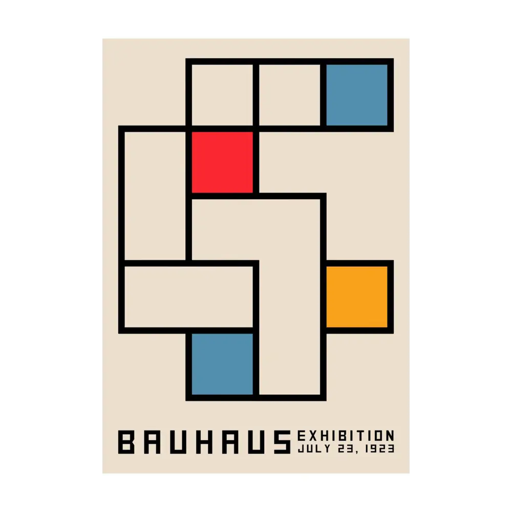 Фото Постер на холсте Баухаус - Конструкция 50x70 см в подарочном тубусе без рамы Фото Постер на холсте Баухаус - Конструкция 50x70 см в подарочном тубусе без рамы