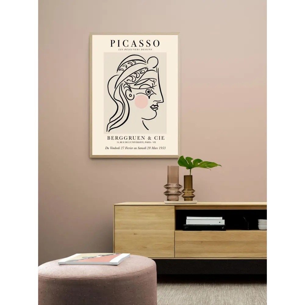Фото 2 Постер на холсте Пабло Пикассо - Профиль 60x90 см в подарочном тубусе без рамы