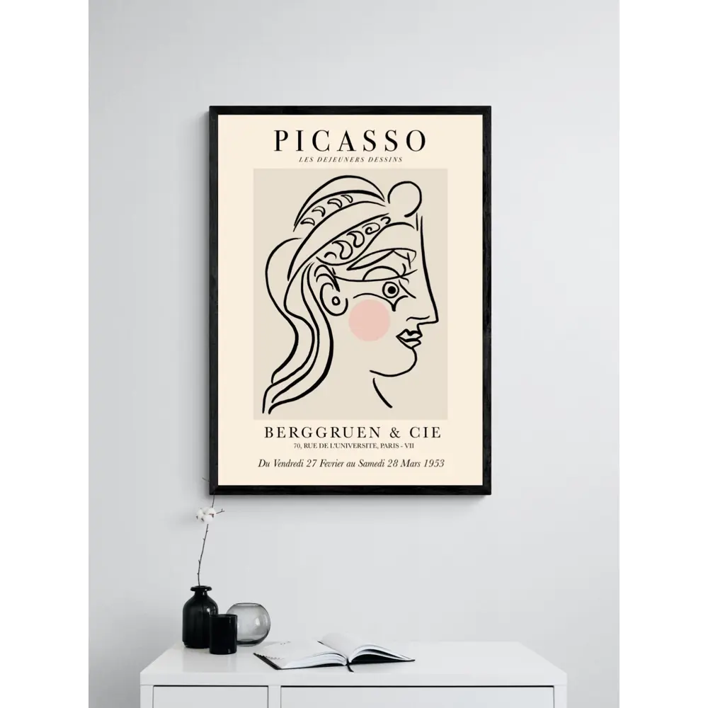 Фото 3 Постер на холсте Пабло Пикассо - Профиль 60x90 см в подарочном тубусе без рамы
