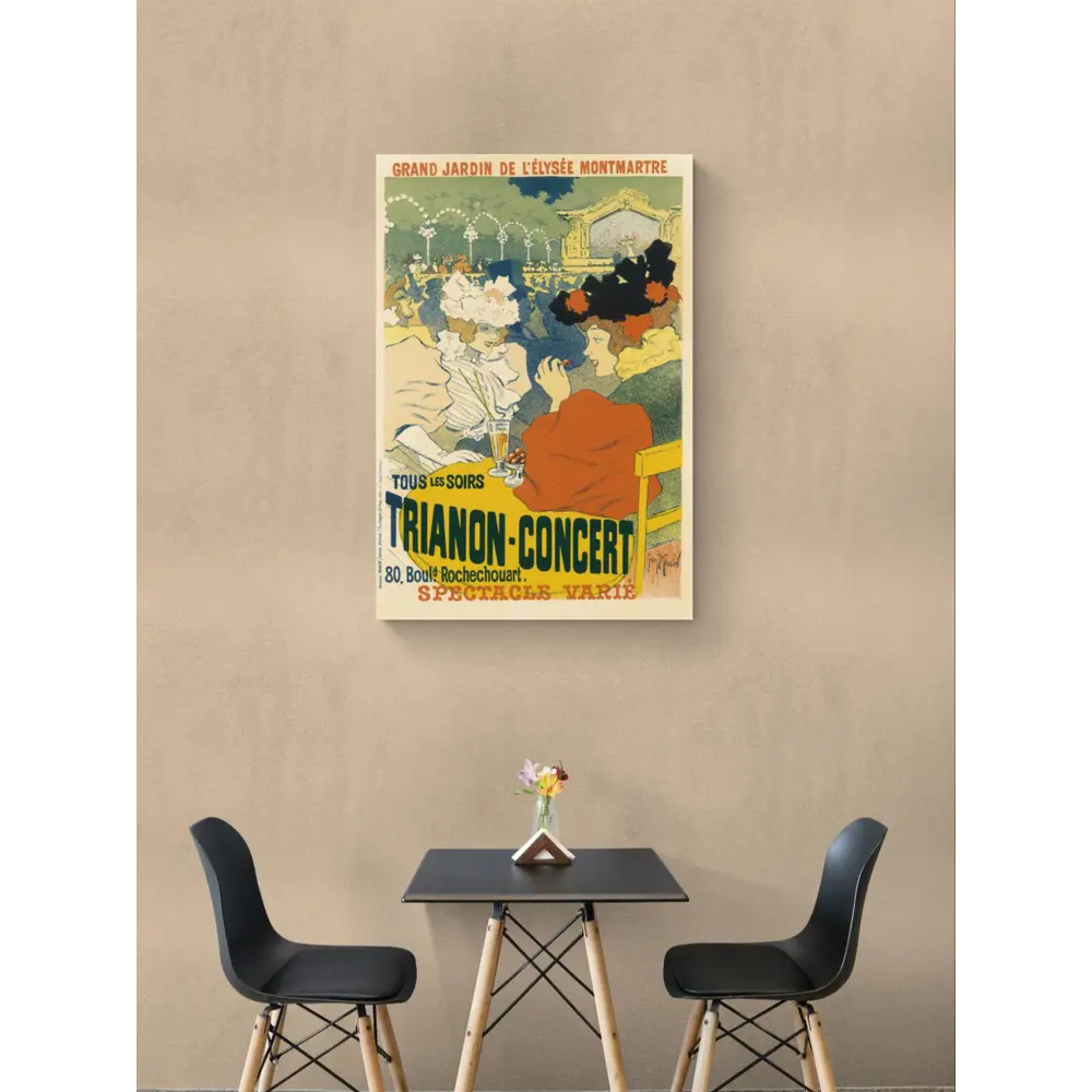 Фото 2 Постер на холсте Афиша - Trianon Concert 40x50 см в подарочном тубусе без рамы