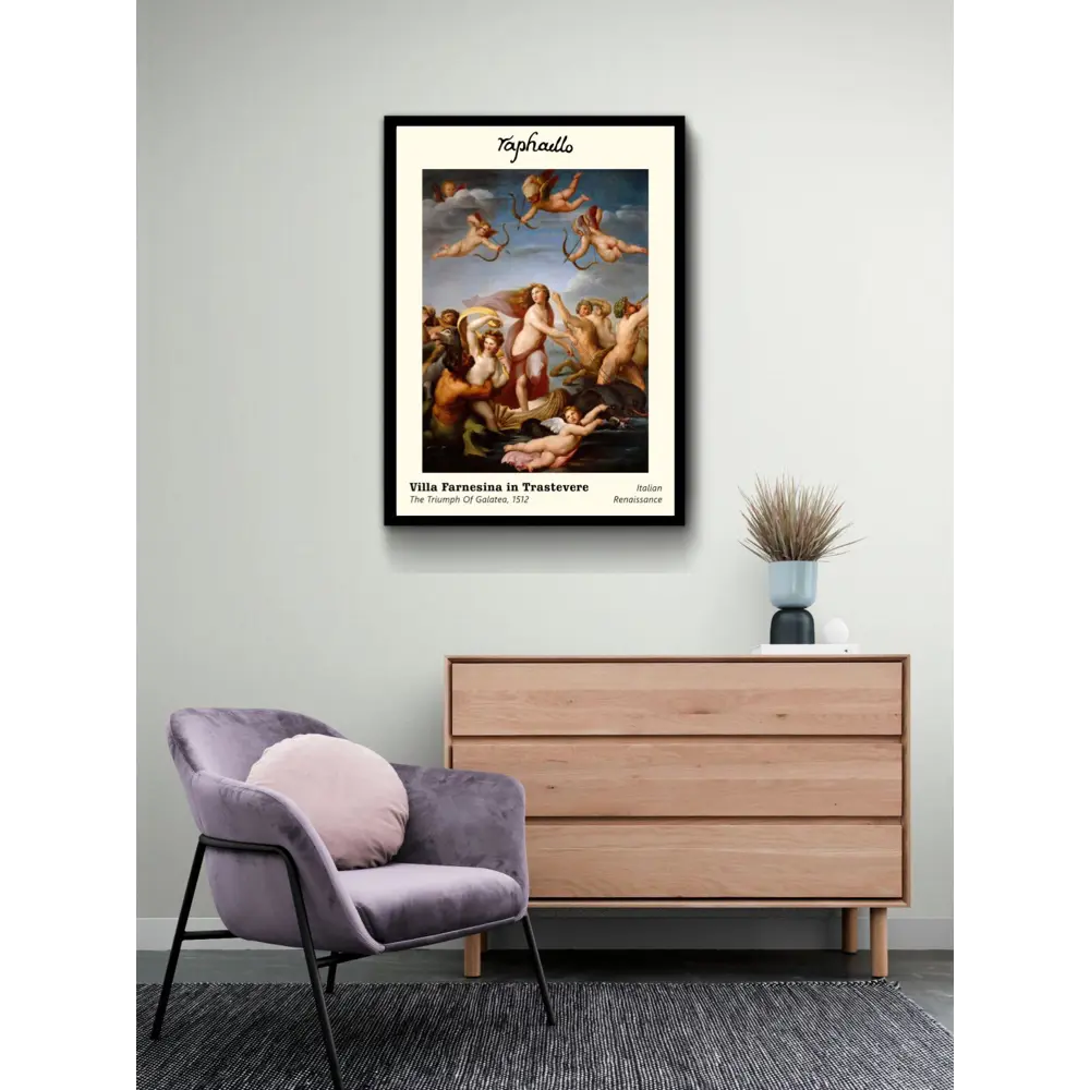 Фото 3 Постер на холсте Рафаэль Санти - Триумф Галатеи 90x120 см в подарочном тубусе без рамы Фото 3 Постер на холсте Рафаэль Санти - Триумф Галатеи 90x120 см в подарочном тубусе без рамы