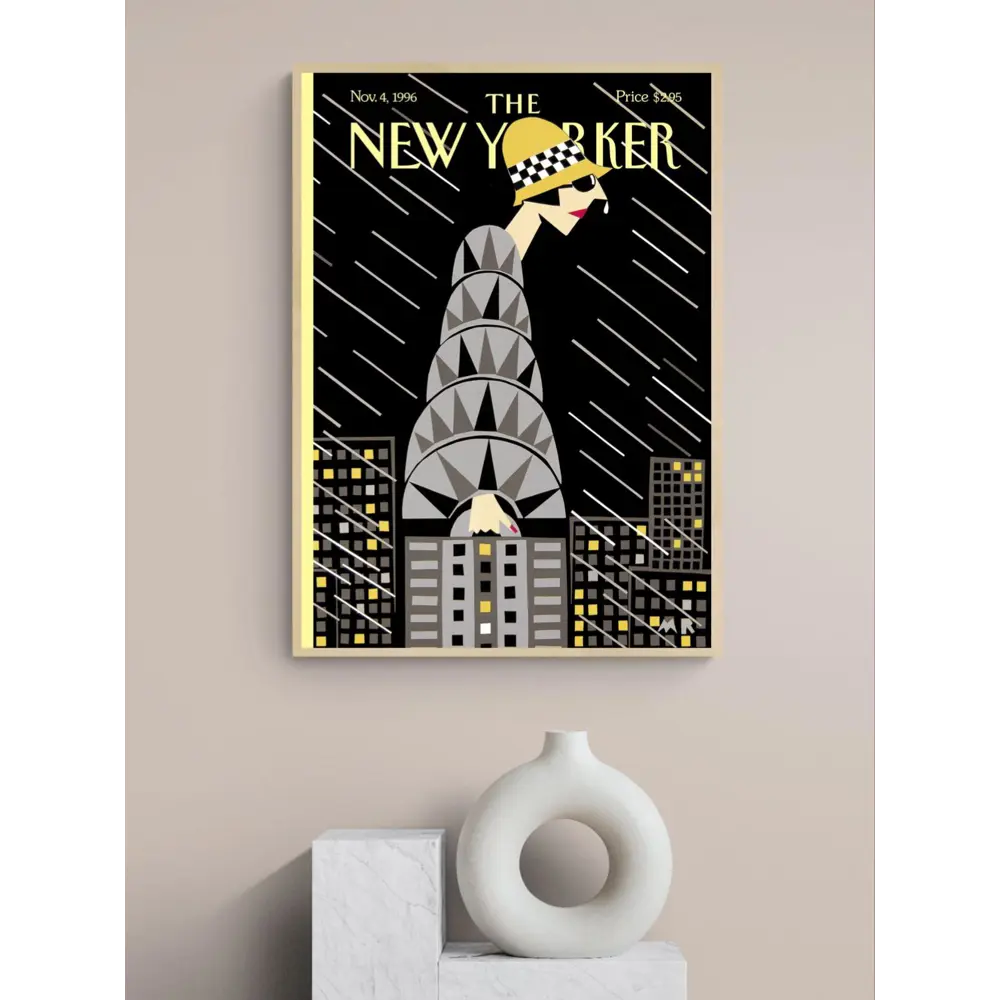 Фото 2 Постер на холсте Обложки New Yorker - Важная дама 60x90 см в подарочном тубусе без рамы