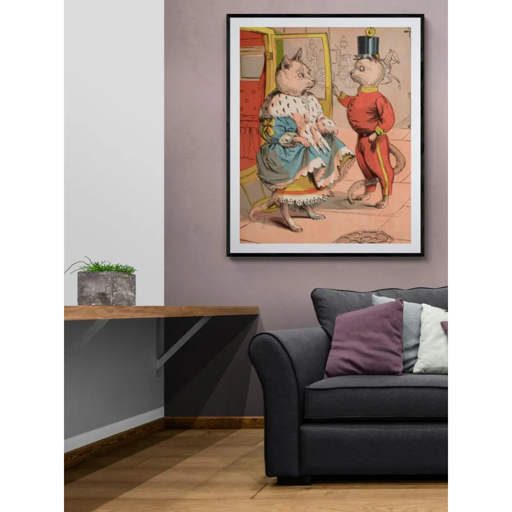 Фото 3 Постер Кошки - Кошка выходит из кареты 40x50 см в раме Фото 3 Постер Кошки - Кошка выходит из кареты 40x50 см в раме