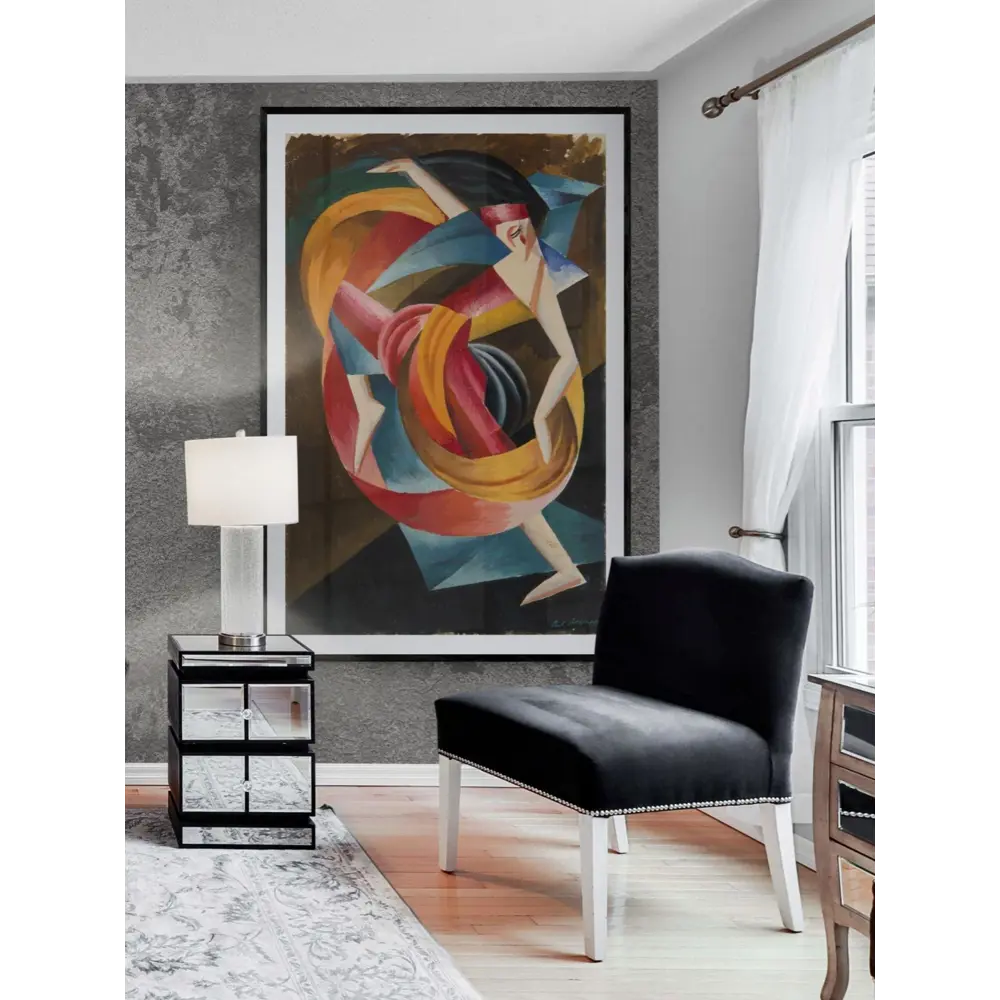 Фото 3 Постер на холсте Геометрия - Яркий танец 90x120 см в подарочном тубусе без рамы