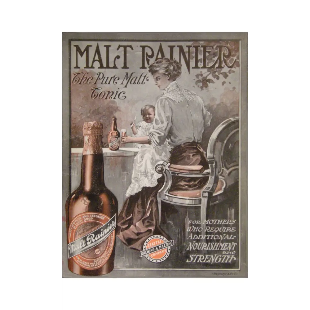 Фото Постер на холсте Рекламный плакат - Пиво Malt Rainier Beer 50x70 см в подарочном тубусе без рамы Фото Постер на холсте Рекламный плакат - Пиво Malt Rainier Beer 50x70 см в подарочном тубусе без рамы