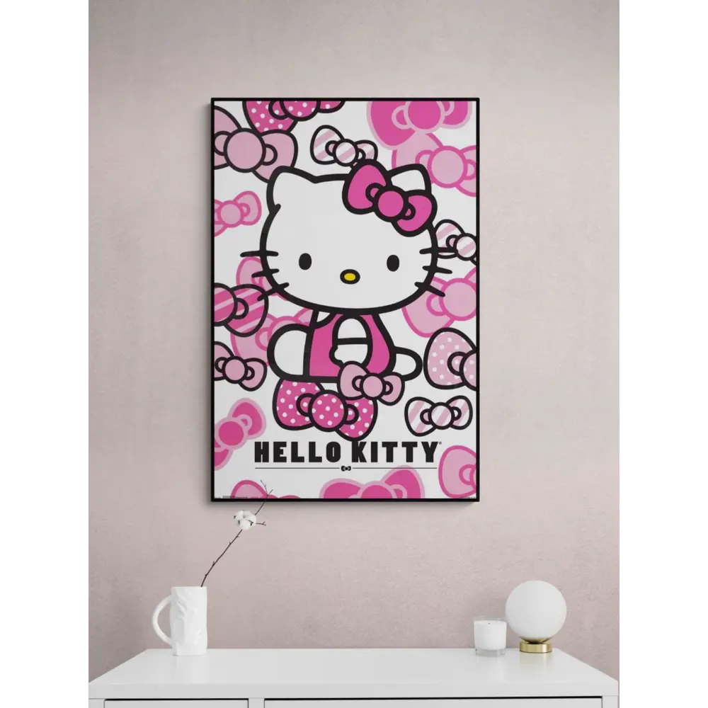 Фото Постер Hello Kitty 60x90 см в раме Фото Постер Hello Kitty 60x90 см в раме