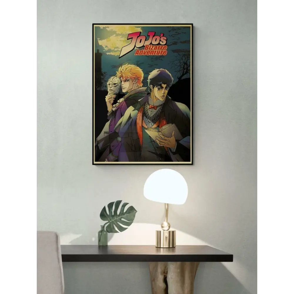 Фото Постер на холсте JoJo 50x70 см в подарочном тубусе без рамы Аниме Фото Постер на холсте JoJo 50x70 см в подарочном тубусе без рамы Аниме