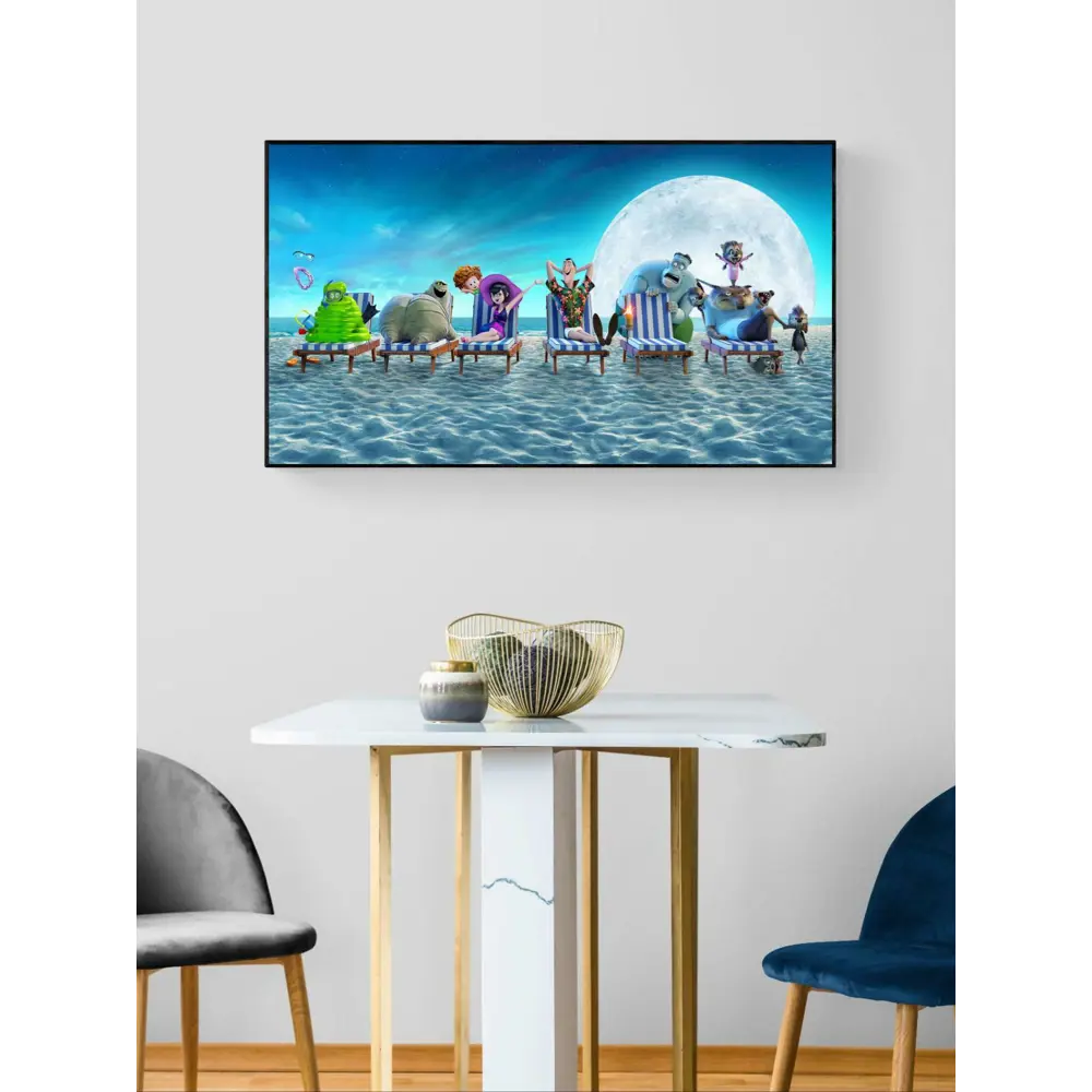 Фото 3 Постер на холсте Монстры на каникулах 50x70 см в подарочном тубусе без рамы Фото 3 Постер на холсте Монстры на каникулах 50x70 см в подарочном тубусе без рамы