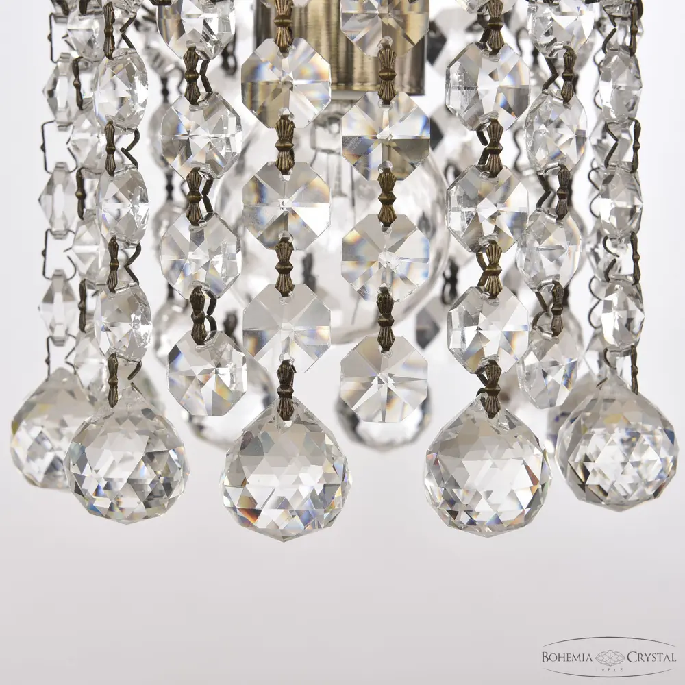 Фото 3 Светильник подвесной BOHEMIA IVELE CRYSTAL 14781P/11 Pa Balls 14781P/11 Pa Balls 1 лампа 3 м² цвет коричневый Фото 3 Светильник подвесной BOHEMIA IVELE CRYSTAL 14781P/11 Pa Balls 14781P/11 Pa Balls 1 лампа 3 м² цвет коричневый