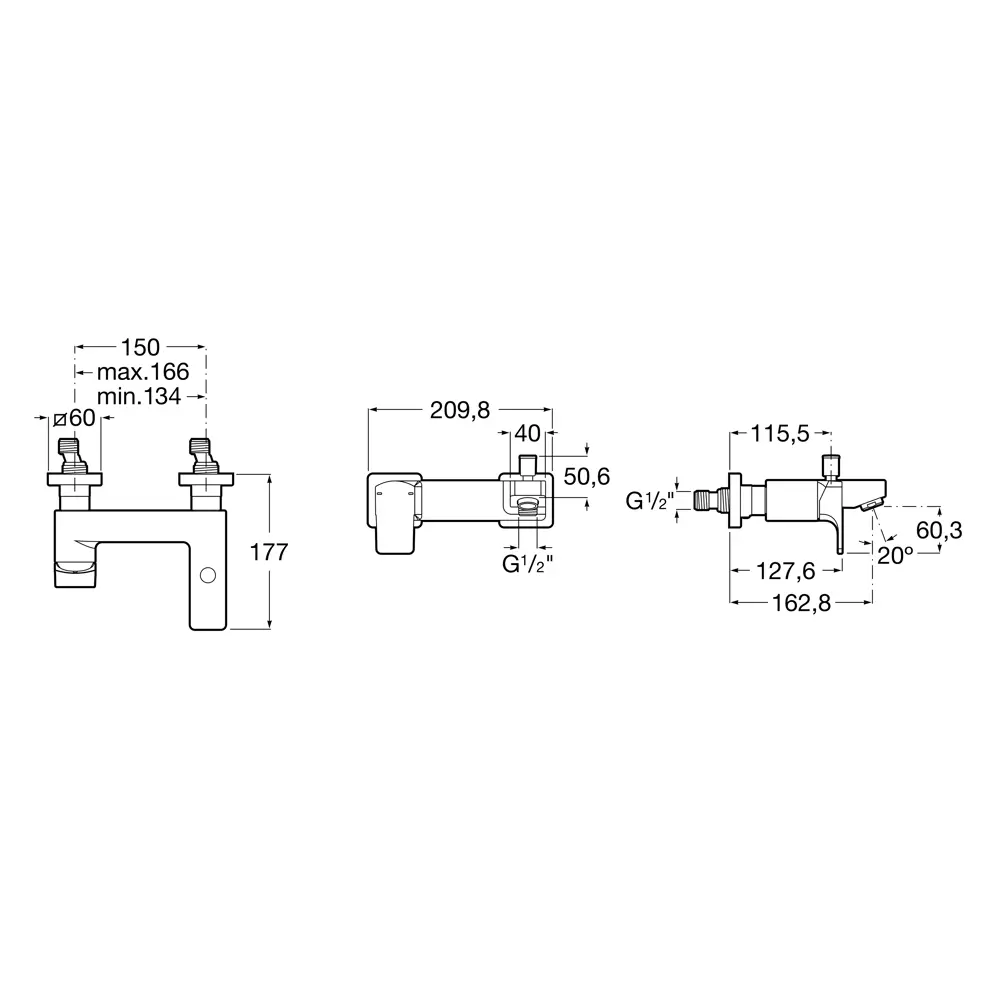 Фото 2 Смеситель для ванны Roca L90 однорычажный цвет хром 5A0D01C00 Фото 2 Смеситель для ванны Roca L90 однорычажный цвет хром 5A0D01C00