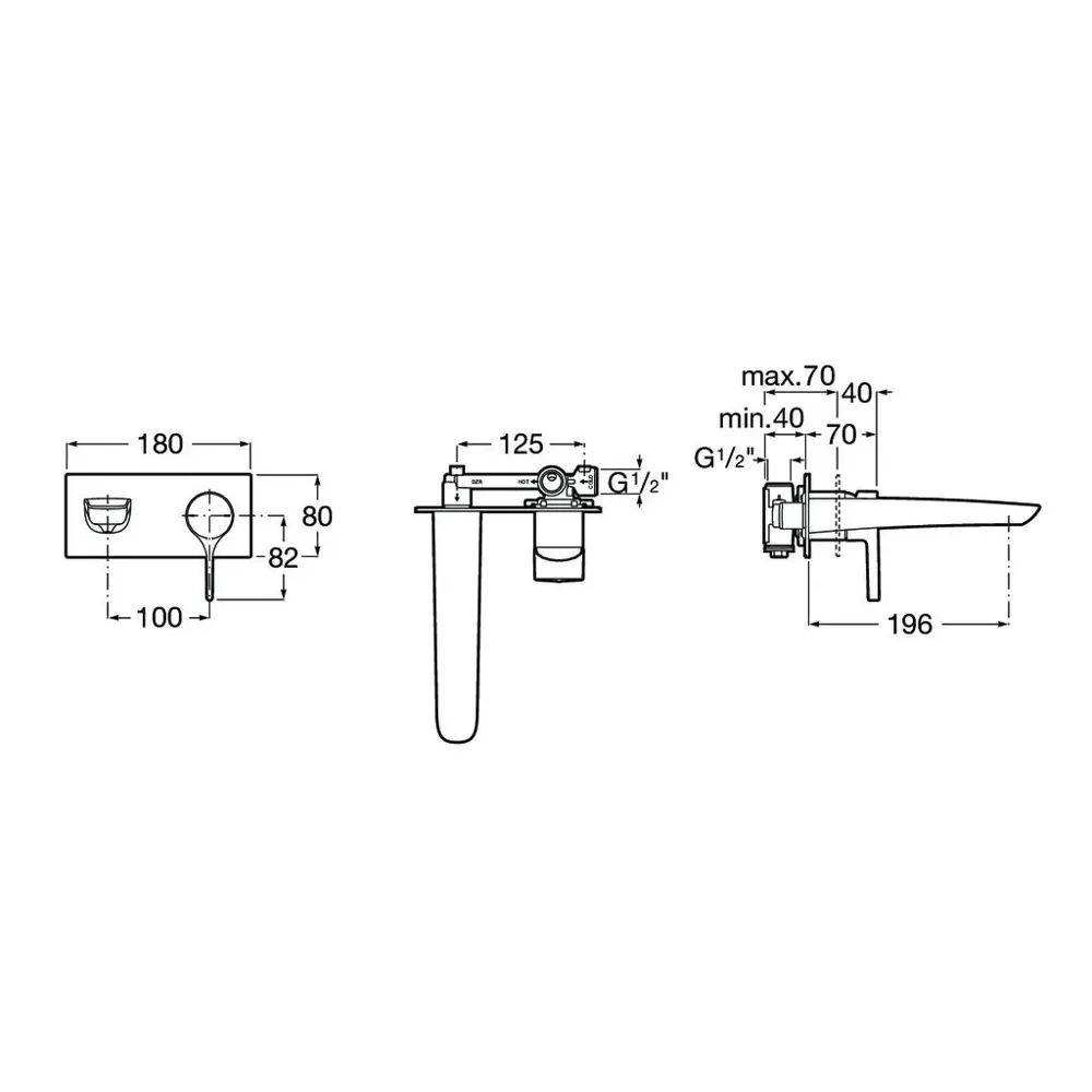 Фото 2 Смеситель для раковины Roca Insignia однорычажный цвет хром 5A353AC00 Фото 2 Смеситель для раковины Roca Insignia однорычажный цвет хром 5A353AC00