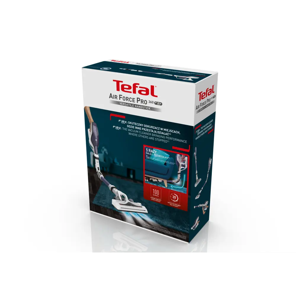 Фото 3 Пылесос беспроводной Tefal TY9479WO Air Force 360 Flex Pro Фото 3 Пылесос беспроводной Tefal TY9479WO Air Force 360 Flex Pro