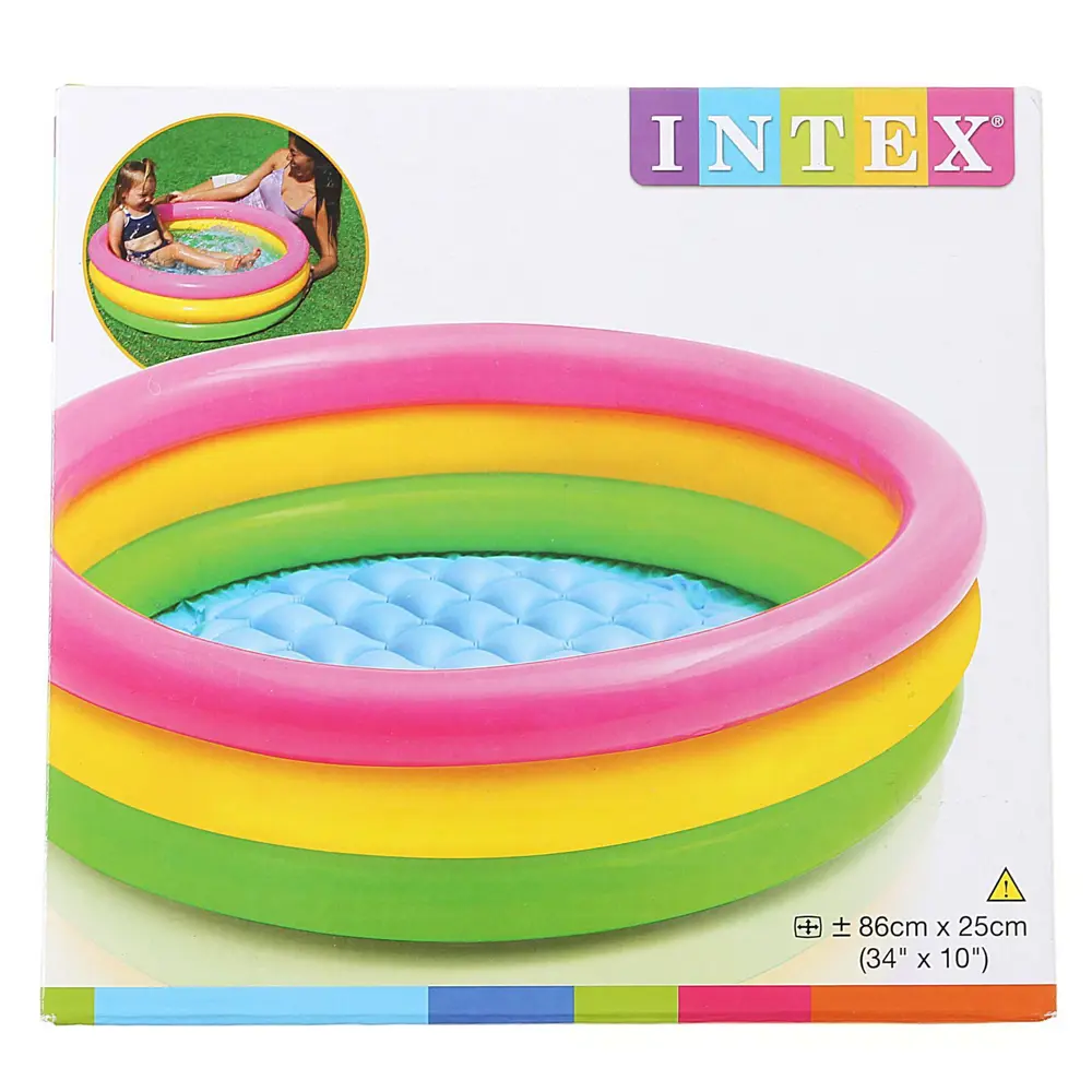 Фото 3 Бассейн надувной Intex 58924NP Радуга 86x25 см Фото 3 Бассейн надувной Intex 58924NP Радуга 86x25 см