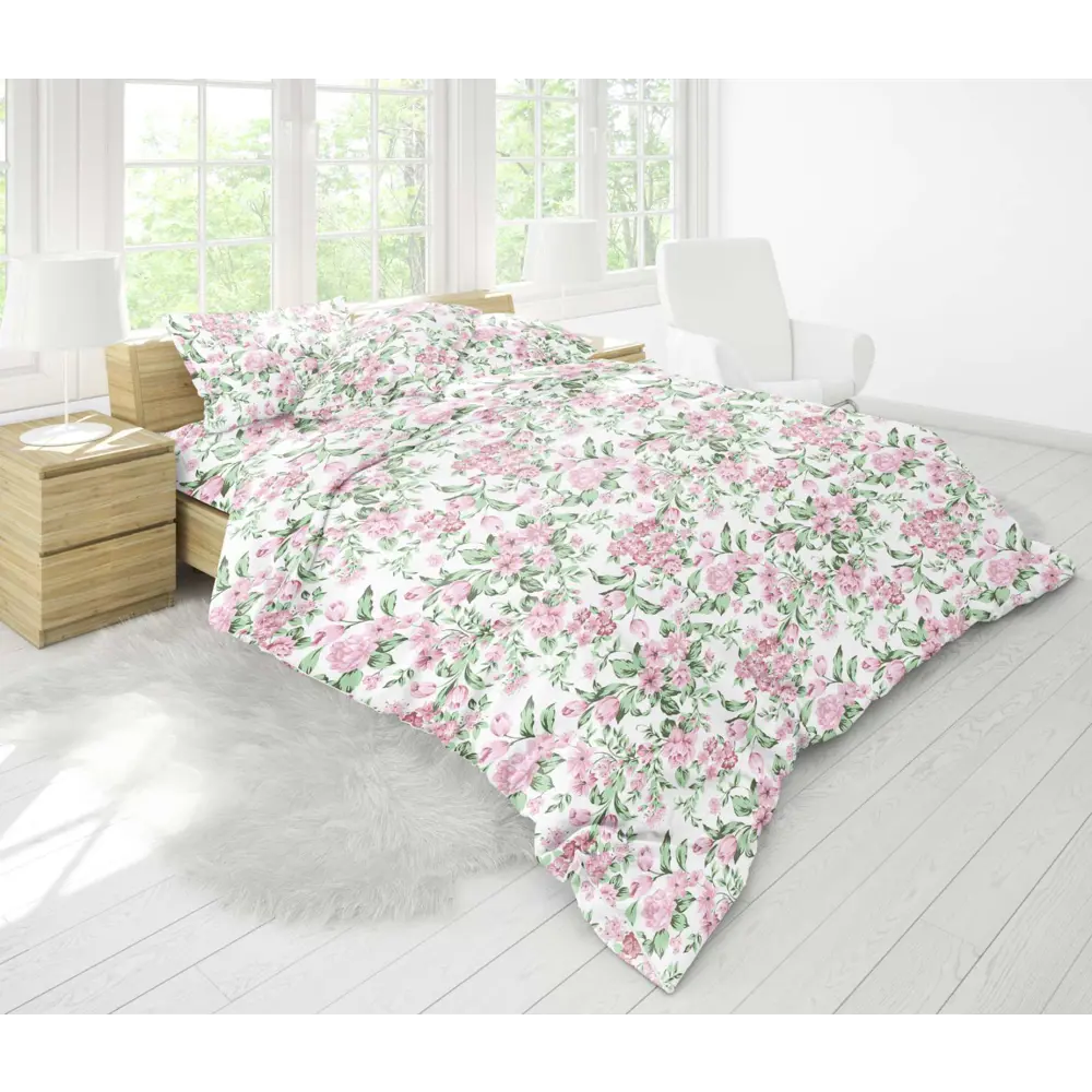 Фото Комплект постельного белья Нежность 2 сп, сатин Фото Комплект постельного белья Нежность 2 сп, сатин