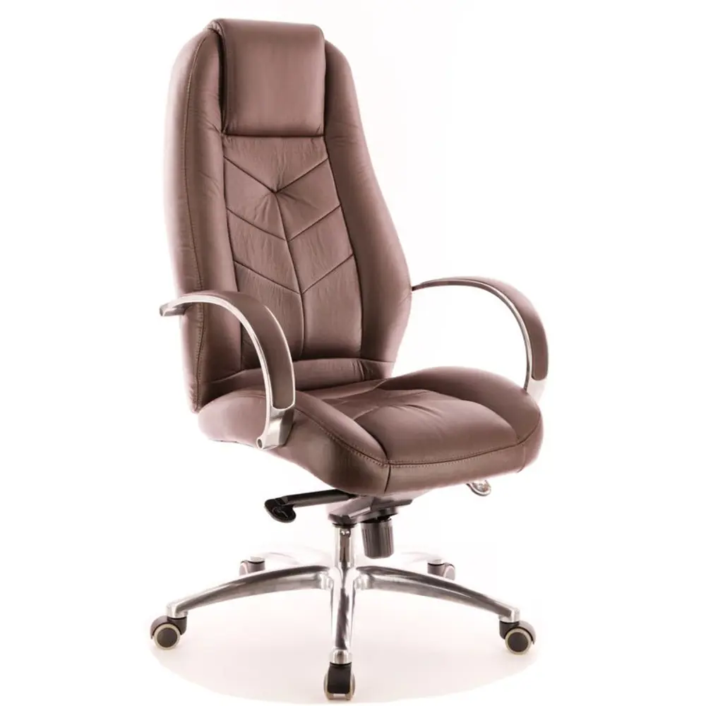 Фото Офисное кресло Everprof экокожа цвет коричневый EC-331-1 PU Brown Фото Офисное кресло Everprof экокожа цвет коричневый EC-331-1 PU Brown