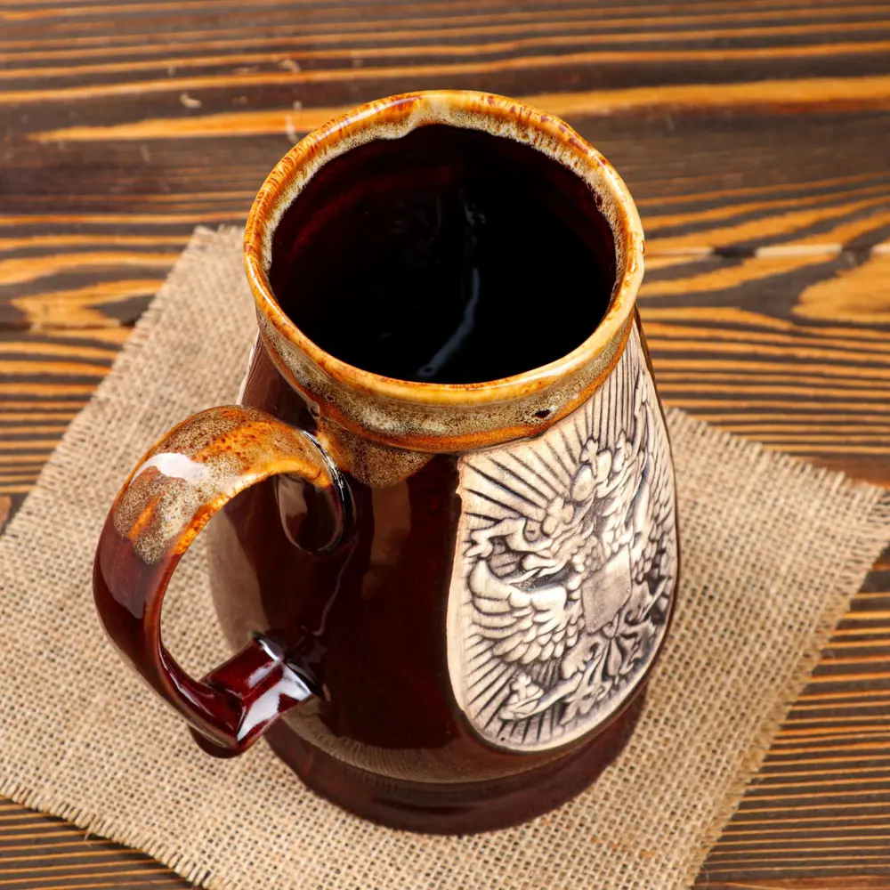 Фото 3 Кружка для пива Керамика ручной работы керамика 1000 мл 895907 Фото 3 Кружка для пива Керамика ручной работы керамика 1000 мл 895907